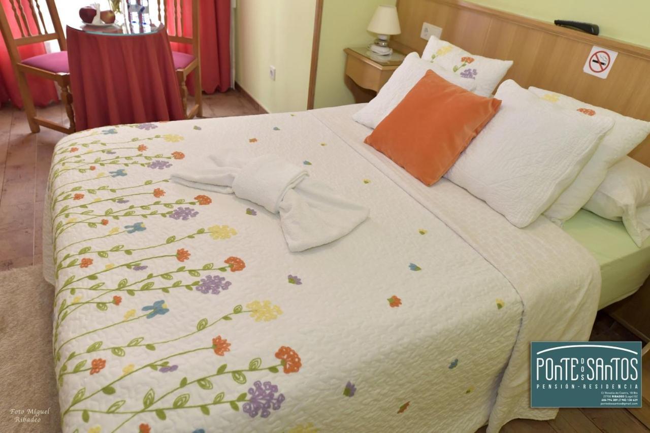Hostal Ponte Dos Santos Ribadeo Kültér fotó