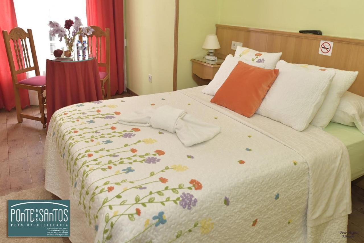 Hostal Ponte Dos Santos Ribadeo Kültér fotó
