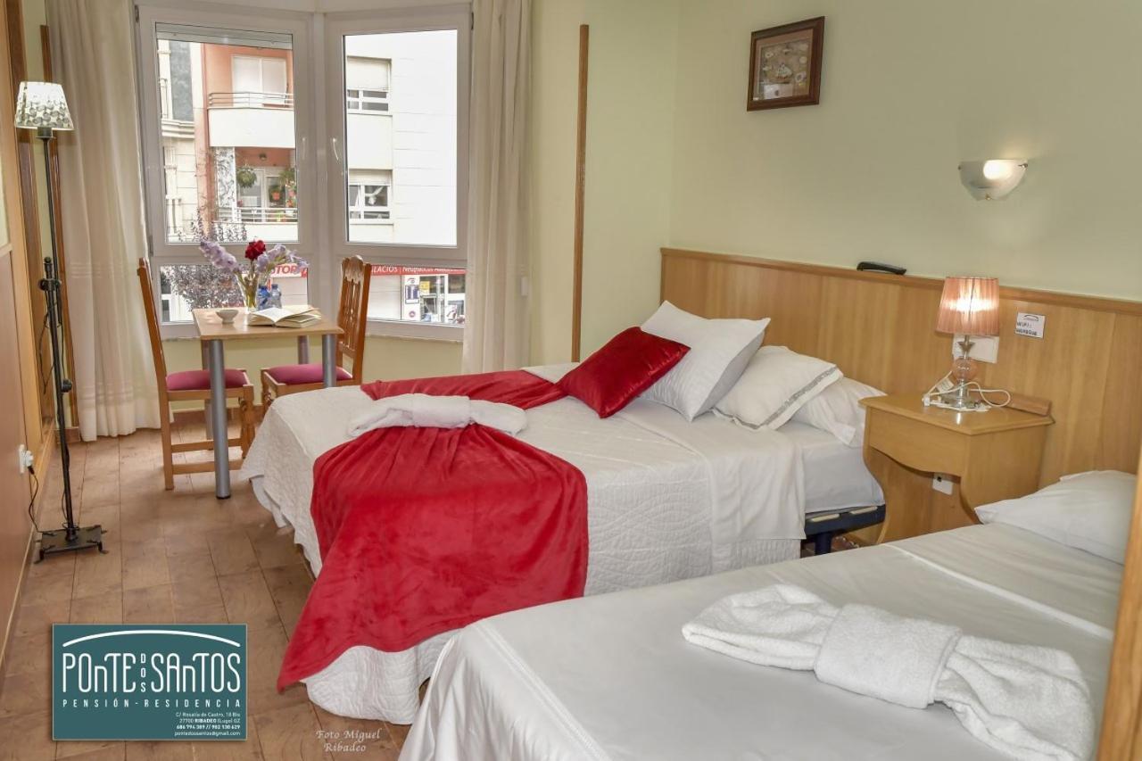 Hostal Ponte Dos Santos Ribadeo Kültér fotó