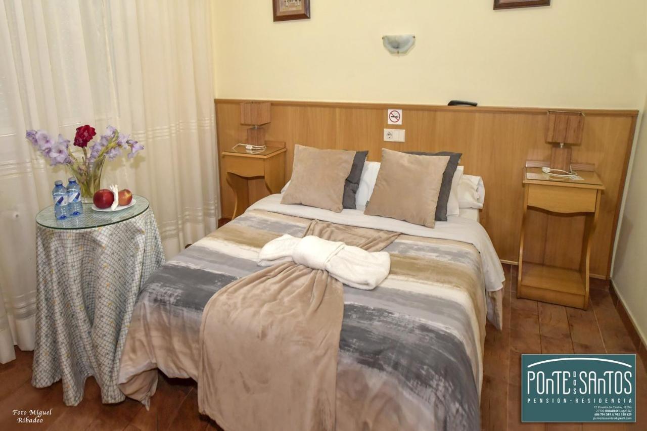 Hostal Ponte Dos Santos Ribadeo Kültér fotó